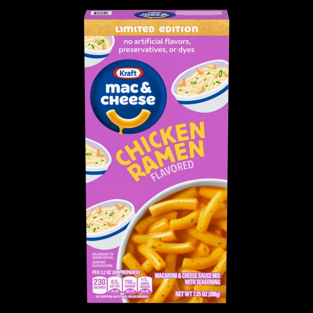 Cover for Kraft Mac & Cheese Chicken Ramen